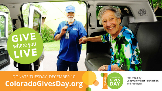 Give where you live this Colorado Gives Day.