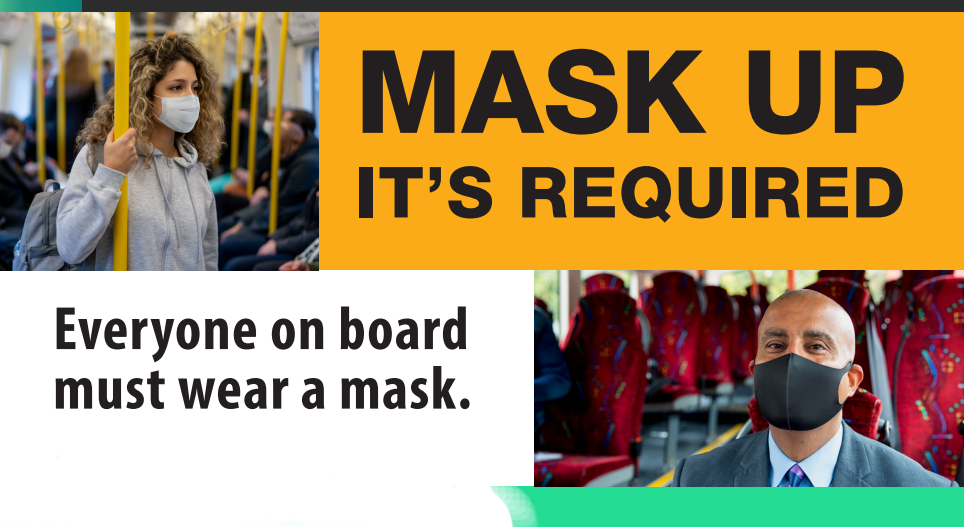 Masks are Still Required on Public Transportation Via Mobility Services