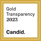 Via's 2023 Gold Transparency seal from Candid.